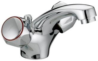 Bristan Value Club Basin Mixer with Pop-up Waste and No Heads - VAC BAS C NH - VACBASCNH